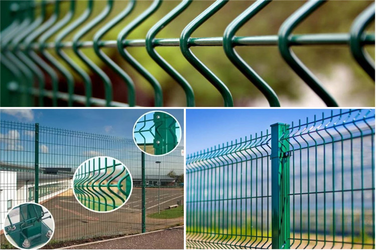 Sport 3d Curved Wire Mesh Fence Diameter 3-6mm