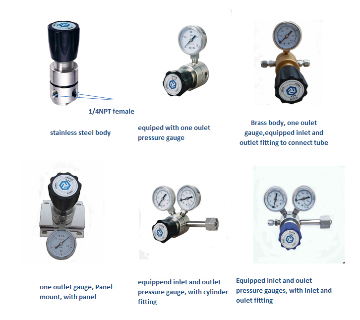 4000PSI N2o High Pressure Propane Regulator Single Stage CE Certification