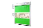 220V - 240V Interior High Speed Doors , Rapid Automatic Roller Up Door Blue