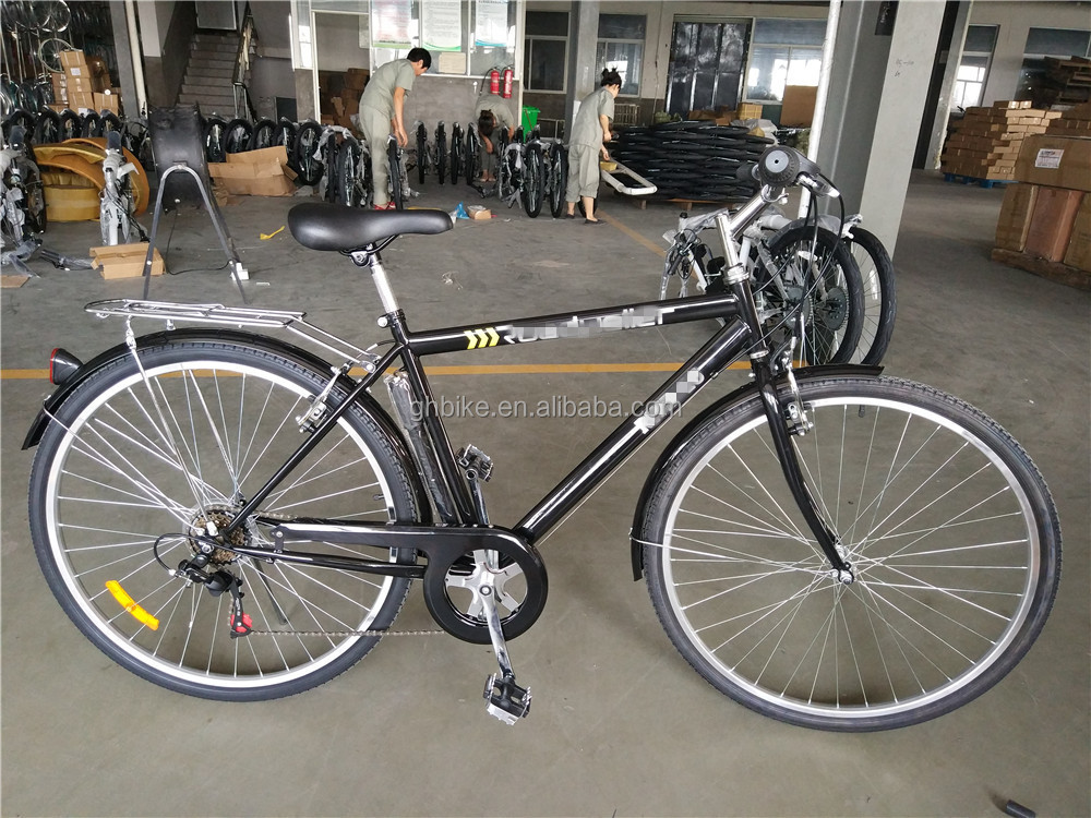 Single Speed Bicycle Classic City Cruiser Bike Women Step Through Lady Bikes 1.8m Long