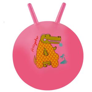 China ROHS Thickened Rubber Big Bouncy Balls With Handles Antiburst wholesale