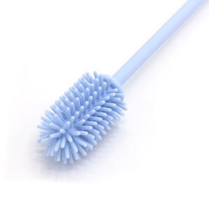 China OEM BPA Free Long Handle Silicone Bottle Cleaning Brush wholesale