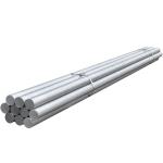 Electrophoresis Aluminium Rod Bar For Building Construction Aluminum Round Stock