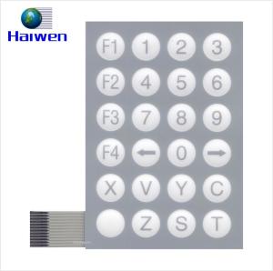 China sealed electronic tact membrane switch keyboard with 3M468 adhesive wholesale