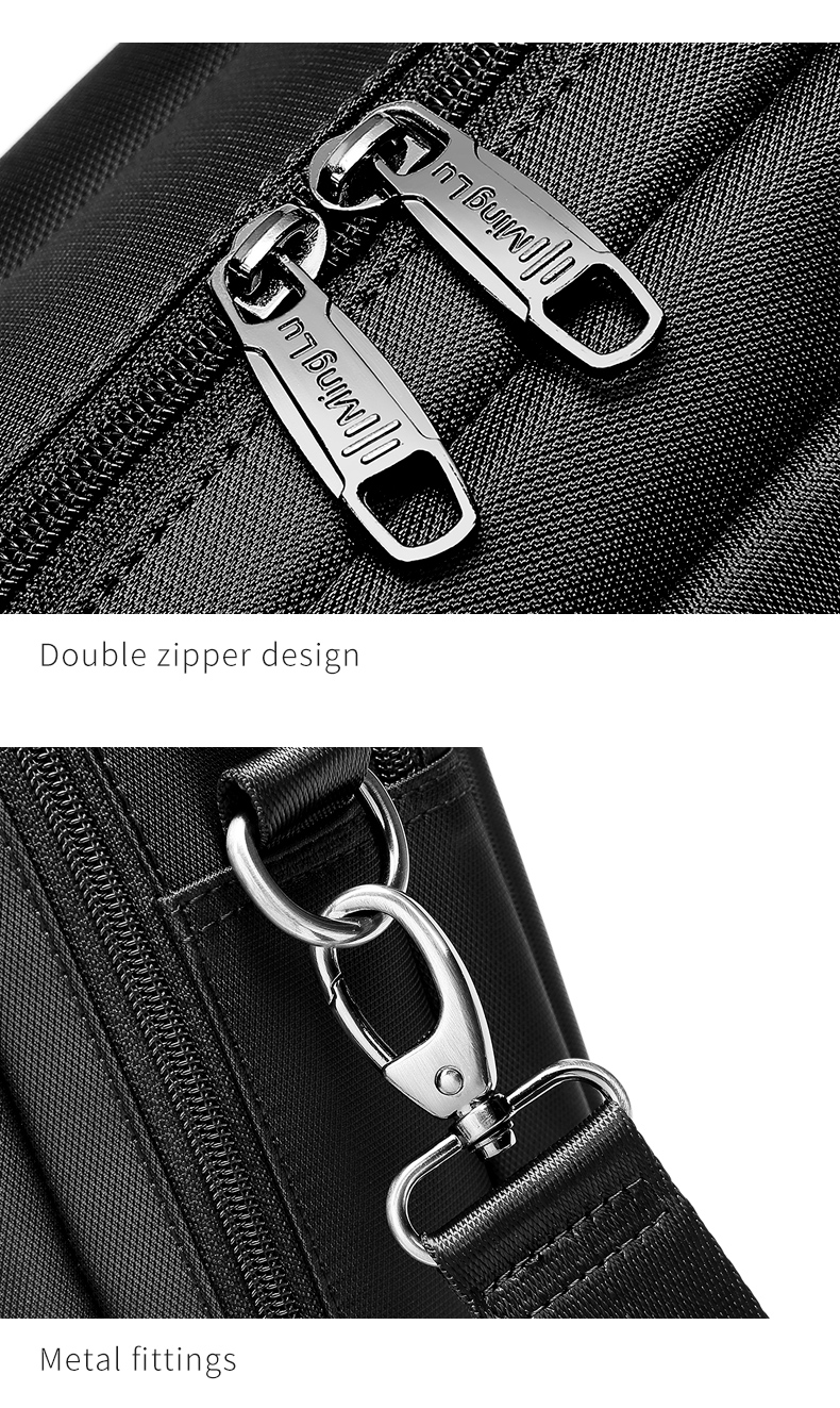 A4 Document Men'S Business Briefcase Bag Scratch Resistant 27cm Length