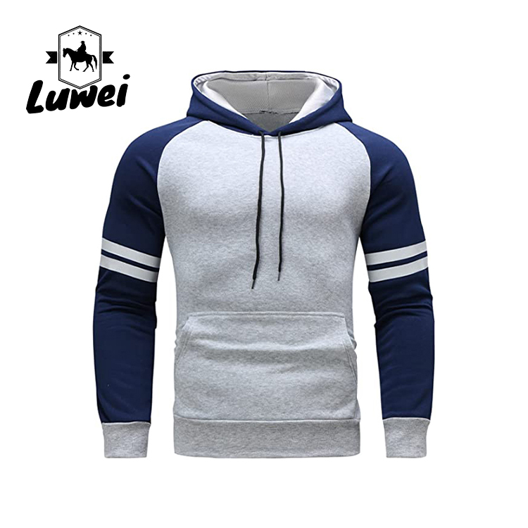 Sweatshirt Felpa Uomo Sublimation Male Logo Premium Cotton Contrasting Colors Street Wear Over Size Hoodi For Man