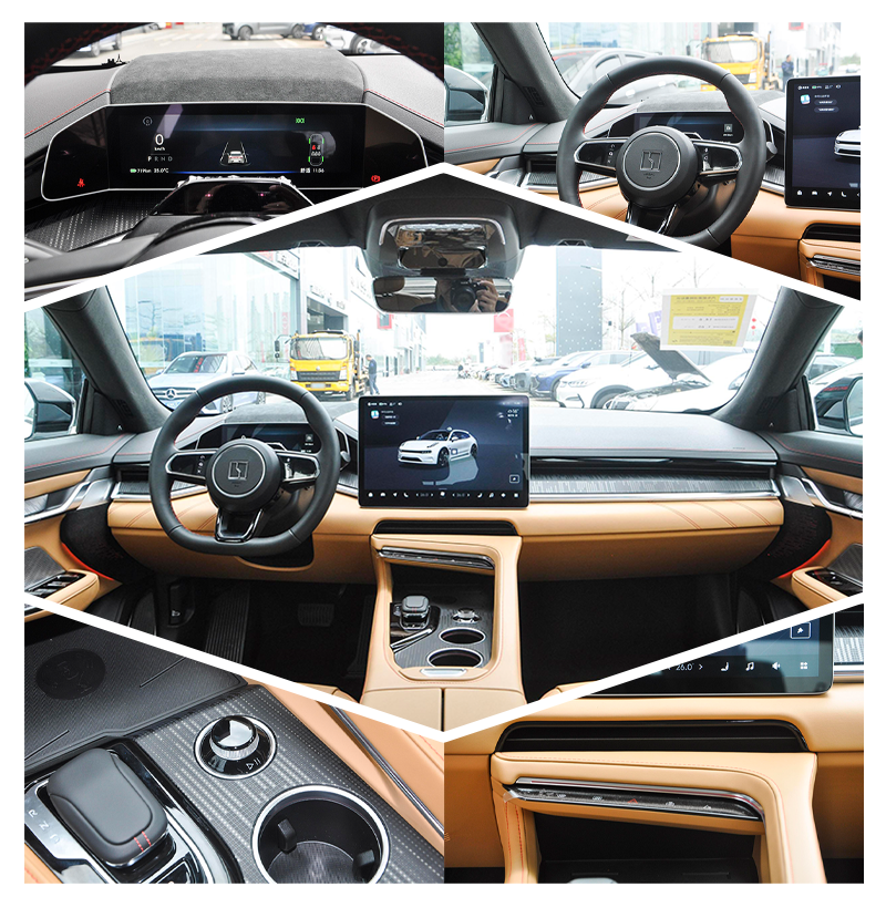 Midsize ZEEKR 001 Smart Electric Cars Dual Motor 200 Km/H Max Speed
