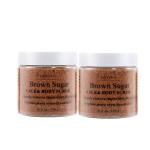 ODM Bodycare Cosmetics Natural Exfoliating Whitening Organic Brown Sugar Salt