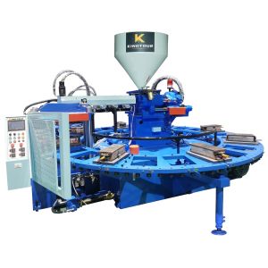 China Rotary PVC Slipper Making Machine 24 Station Blowing Slipper Machine wholesale
