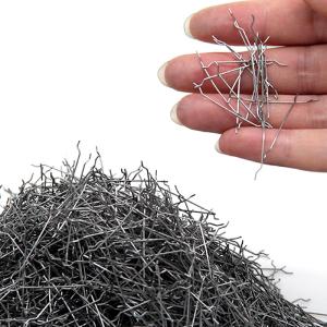 China 35-55mM Cold Drawn Shotcrete Beton Steel Fibre For Road Bridge Tunnel Construction wholesale