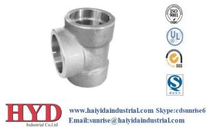 China Forged Fittings stainless steel fitting Threaded Tee wholesale