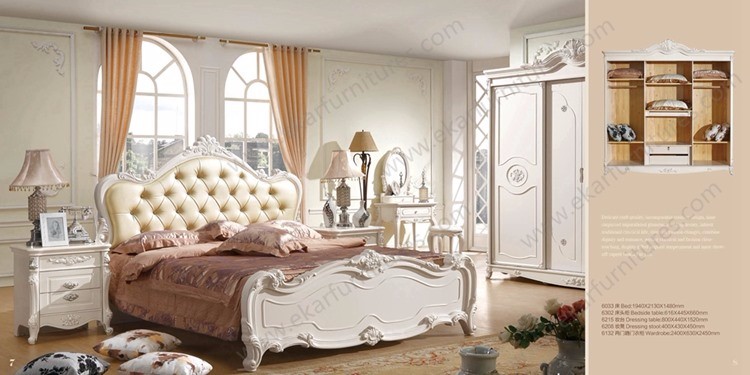 Bangladesh price bed room high quality furniture bed hot sale arabic sofa design 6039