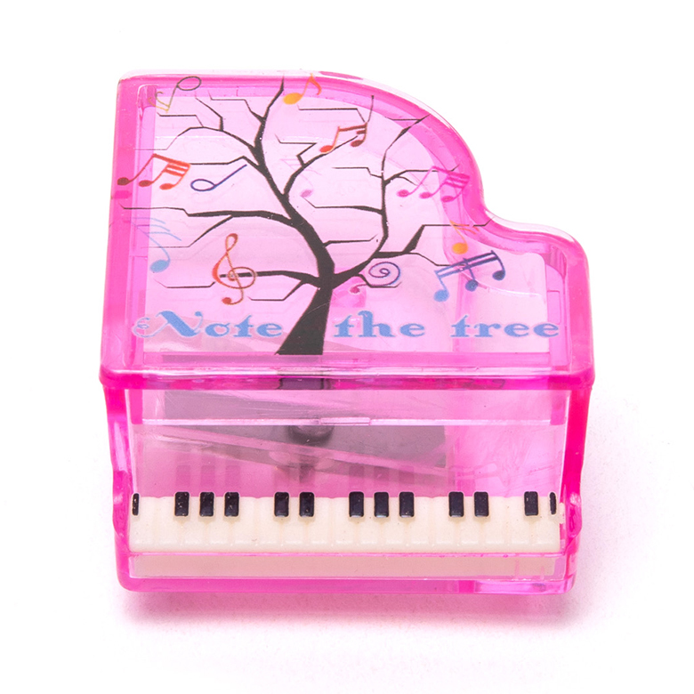 Pink Cute Classroom Piano Kids Pencil Sharpener Mn Steel Bade
