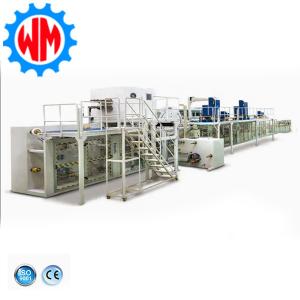 China High Speed Baby Diaper Manufacturing Machine PLC Control Customizable wholesale