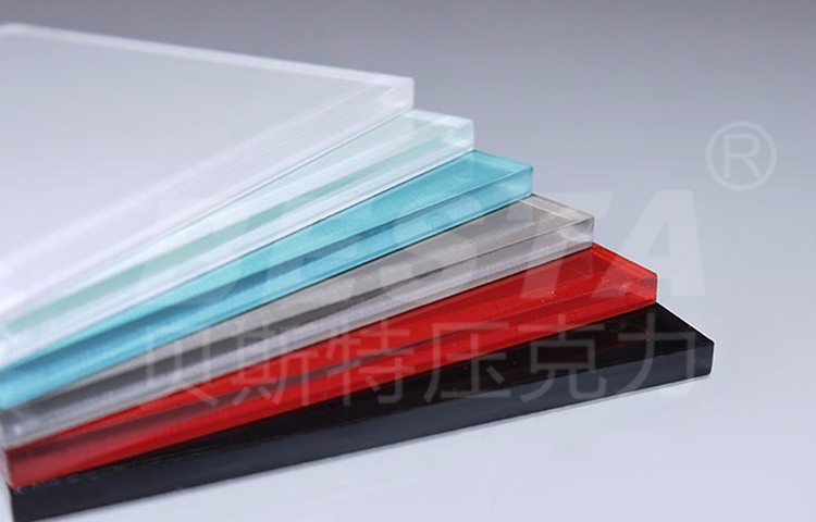 REACH RoHS Large Colored Plexiglass Panels Heat Proof Acrylic Sheet 4x6feet