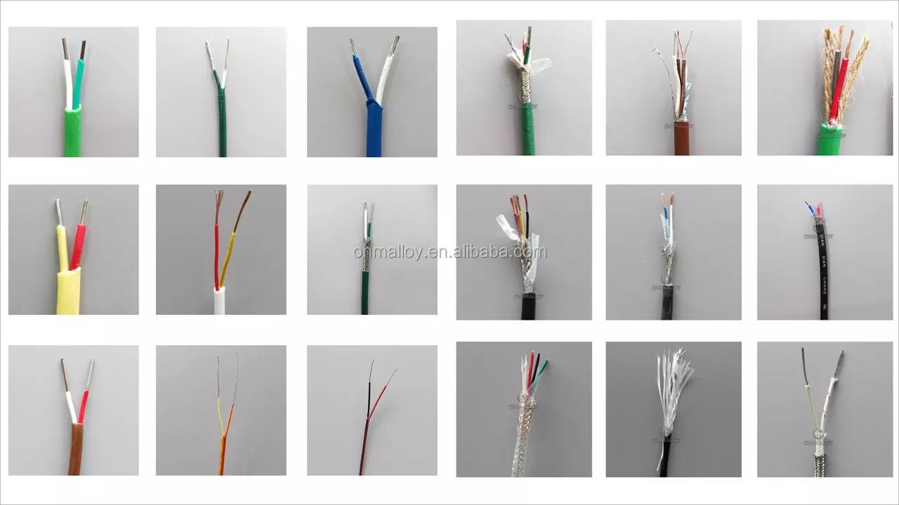 Type K 2x0.81mm Thermocouple Extension Wire Cable