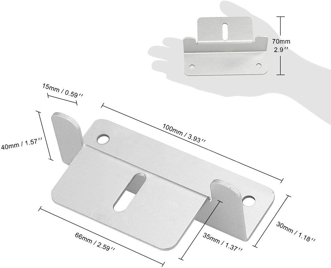 Triangle Bracket Solar Panel Mounting Z Brackets for RV Boat Roof Off-Grid Installation