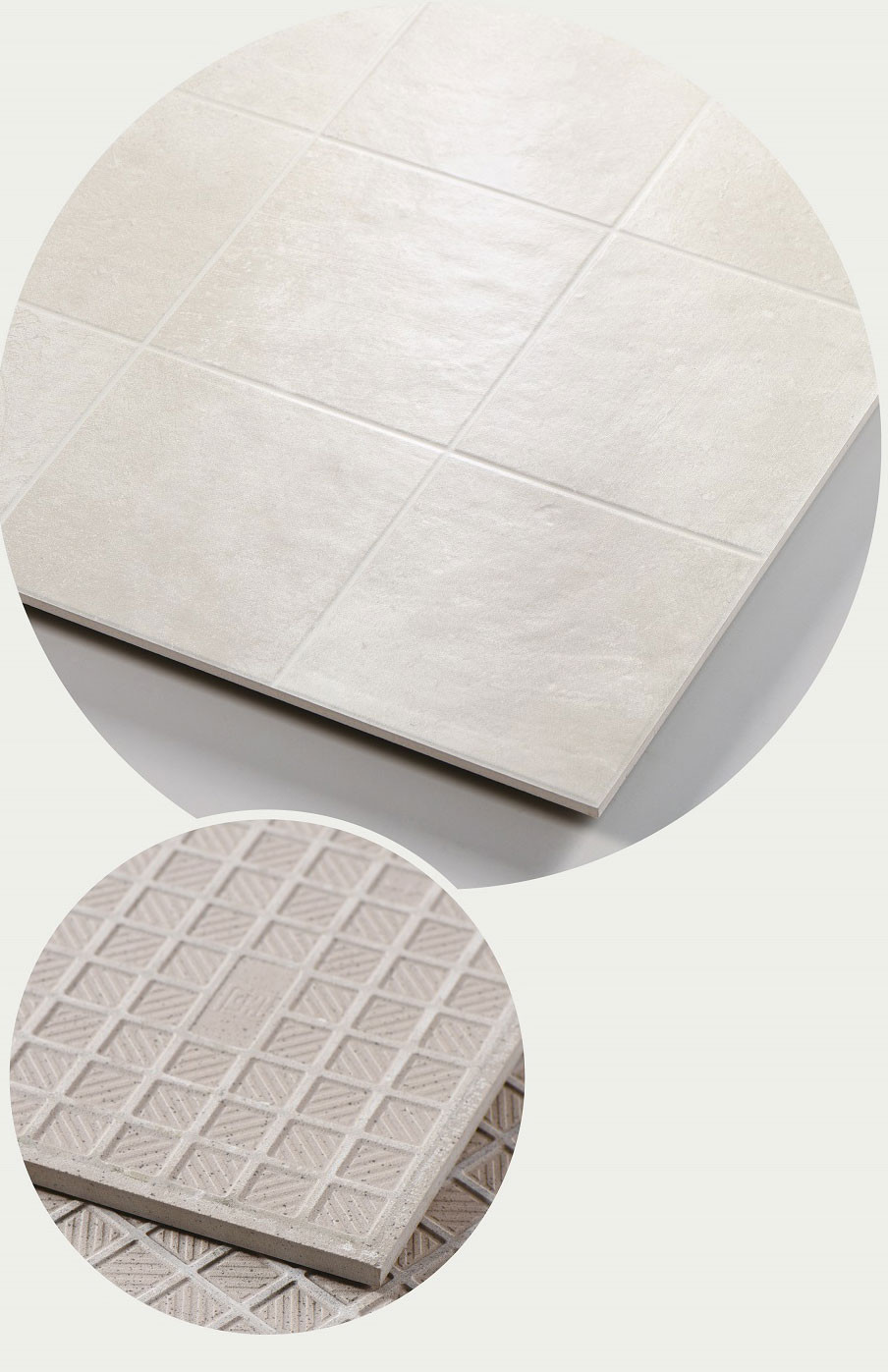 600x600mm Beige Floor And Wall Textured Ceramic Indoor Tiles For Bathroom and living room