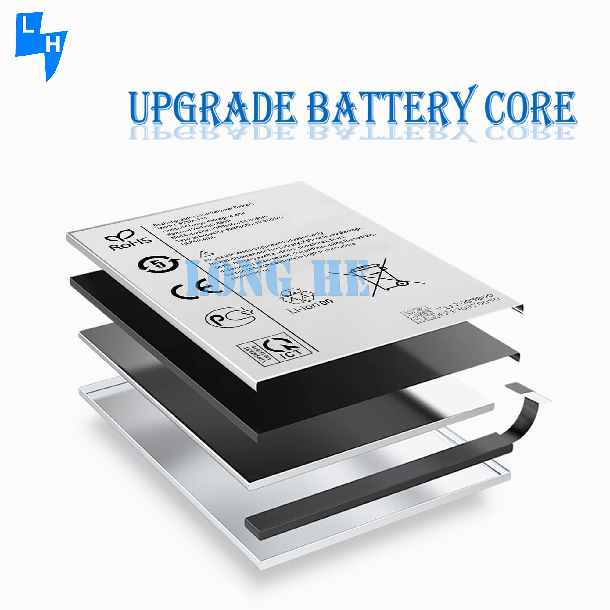 BVSM-441 Vsmart Joy 4 Battery Dual IC Protection for Vsmart Phone Original Batteries