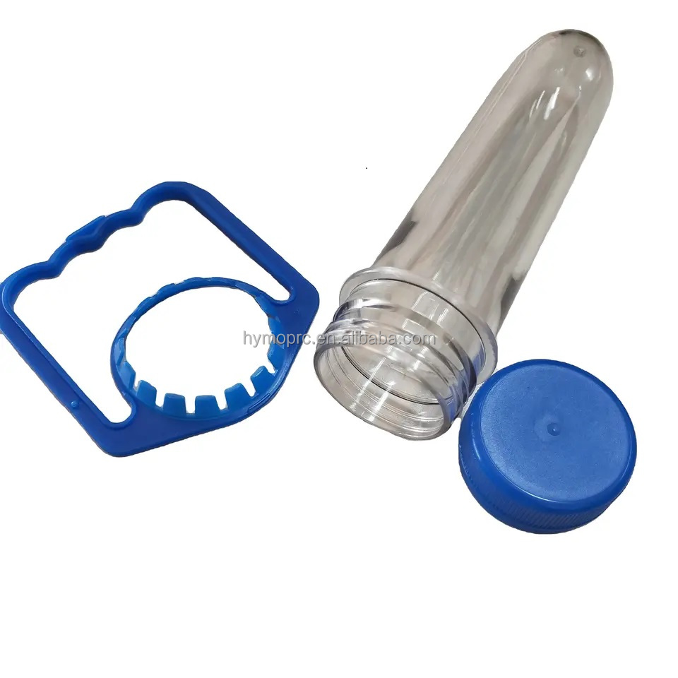 5 Gallon PET Preform 55mm Neck in Blue Color 100% Material for PET Bottle Production