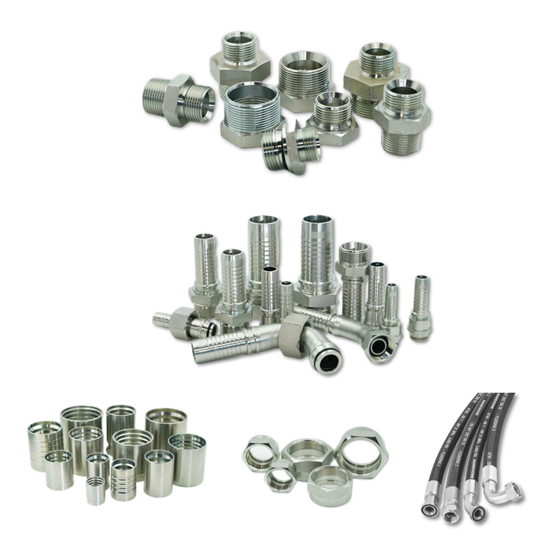 Wholesale Forged Hydraulic Pipeline Elbow Fittings Bsp Metric Male Thread Compression Tube Connector Pipe Adapter Hydraulic Fitting