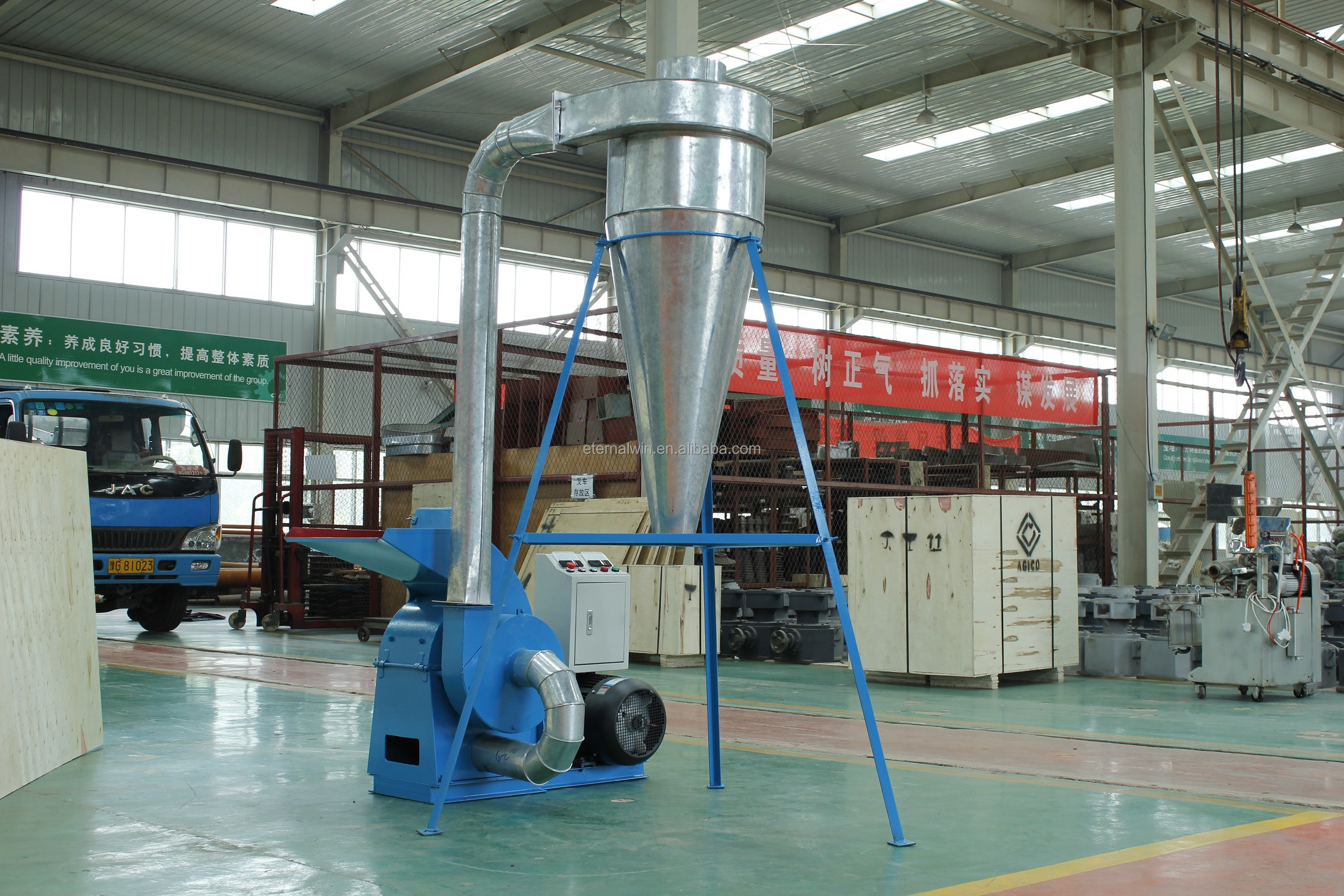 1000kg/H Chicken Food Processing Machine 1-10mm Mini Cattle Feed Machine Plant