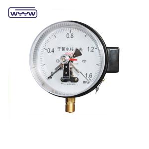 China Stainless Steel Bourdon Tube Pressure Gauge 60mm Bottom Connection wholesale