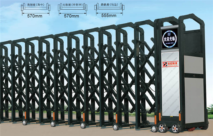 Anti - Climb Driveway Automatic Retractable Sliding Gate Opening Motors House Main Door