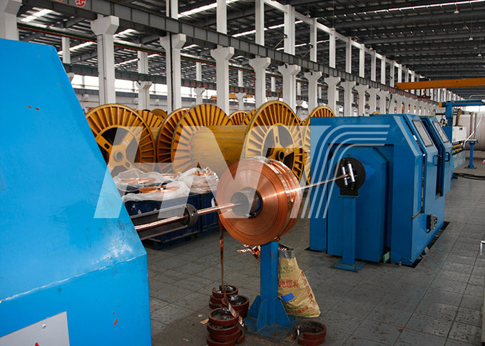 semi longitudinal Armoring Machine helical taping Armoring Machine
