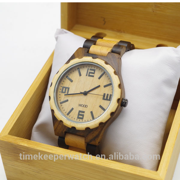 black wood watch , wood wrist watches men 2015 , natural wood material good for