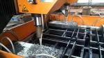 Movable Metal Flange Plate Drilling Machine CNC Double Spindle
