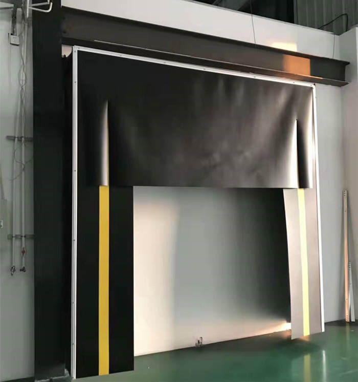 3.0mm Industrial Dock Seals Unloading Loading Dock Enclosures Galvanized Frame