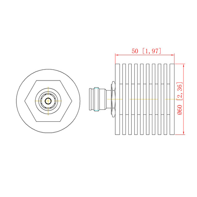 DC-6GHz 30W Dummy Load / Termination Load 4.3-10 Female
