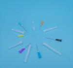 Inclined Out Diameter 2.1mm 14G Disposable Diabetic Needles Light Green