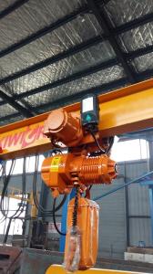 China 1T Electric Chain Hoist with Electric Trolley IP55 G80 Chain wholesale