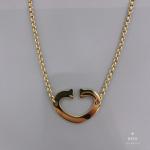 Trendy Horseshoe Buckle Stainless Steel Jewelry Set 18k Gold Plated Necklace