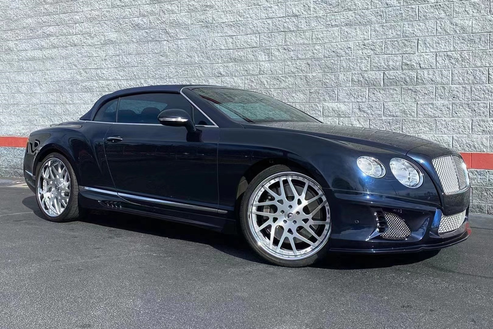 ODM White Bentley Continental Gt Body Kit WD Style Car Skirt Spoiler Body Kit