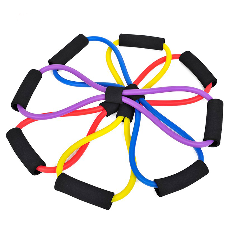 147CM 90LB Power Systems Exercise Resistance Tubes With Handles Booty Fitness