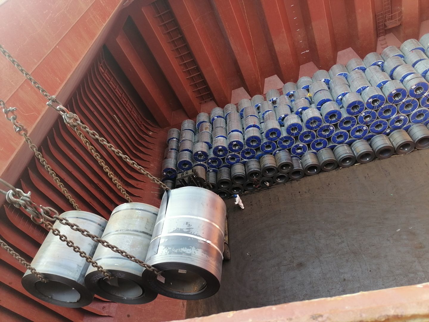 Q195 Q215 Q235 Q255 Q275 Q355 Ss400 Skin Pass Carbon Coil Slit Hrc Hot Rolled Carbon Steel Coil with Container Plate