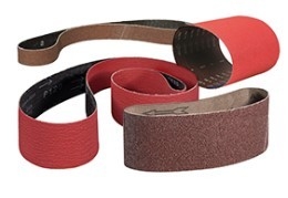 Ceramic Alumina Y-Wt Sanding Belts Cool Grinding Metal Polyester Cloth Red Purple