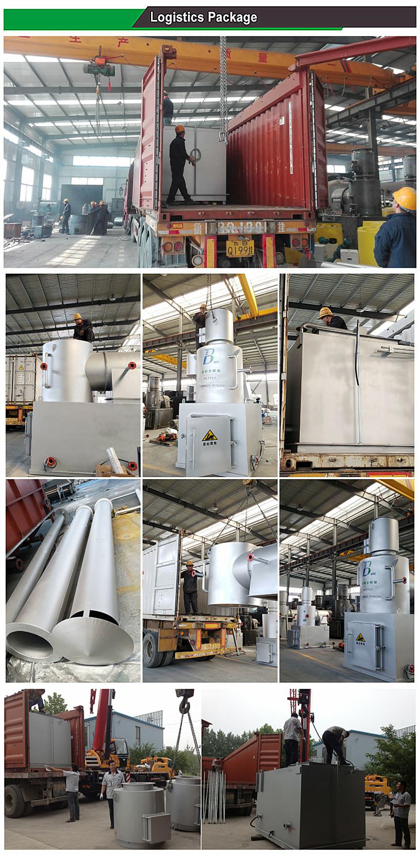 500KW Smokeless Incinerator for Pet Burning Treatment Equipment Eco-Friendly Solution