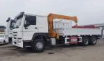 ZZ1257N3641W Used Howo Truck 371 Crane 6x4 6000kg - 20000kg Capacity
