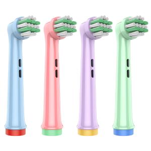 China Kids Sonic Toothbrush Round Head 4Pcs/Pack Personal Care Toothbrush Heads wholesale