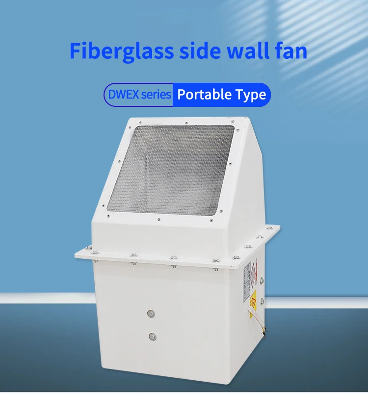 Wall Fan Mounting Axial Flow Ventilation Exhaust Fan with High Powered External Side