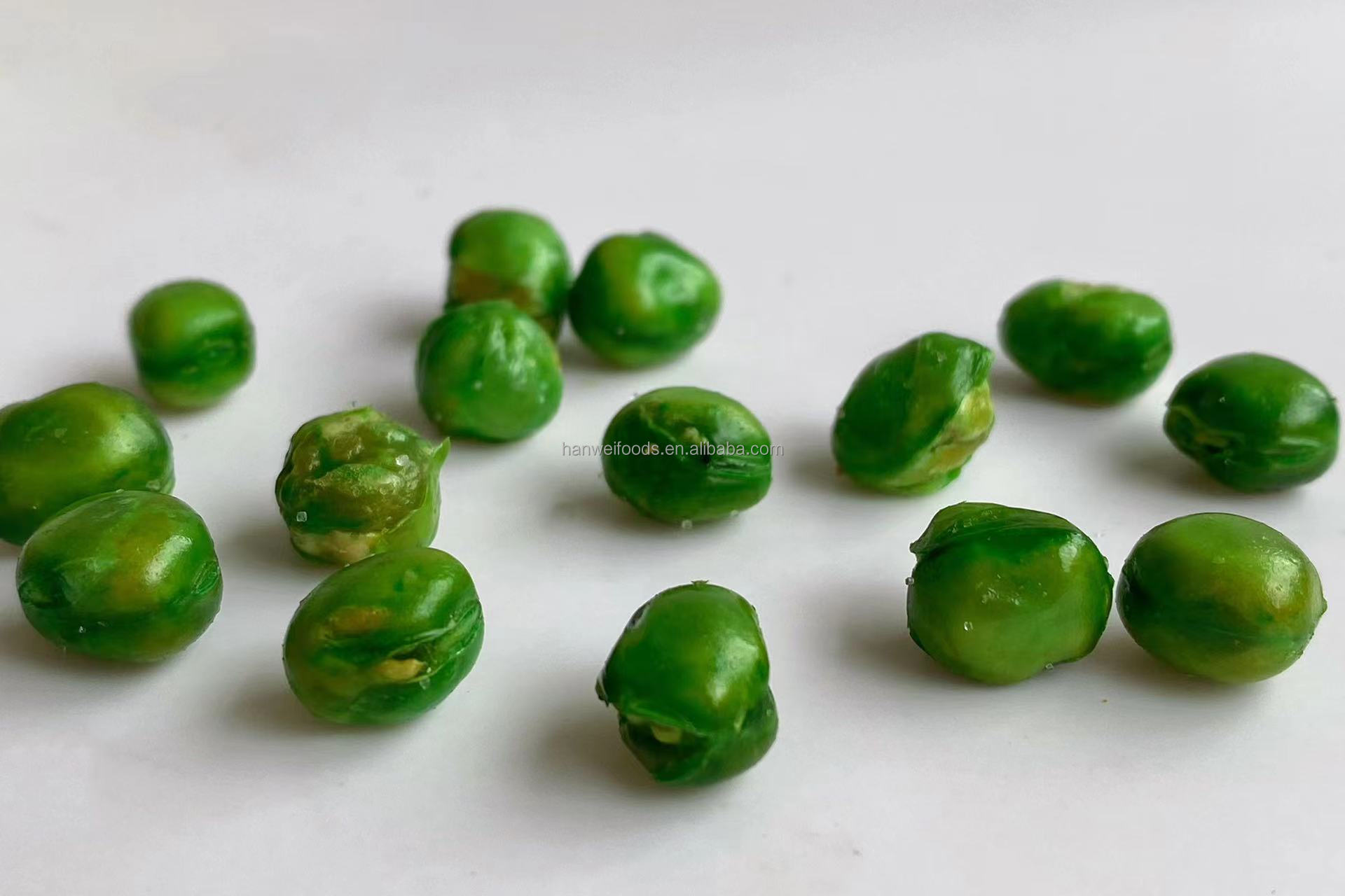 Hot Sell Green Peas Fresh Healthy Snack Wasabi Garlic Spicy Multi Flavor Pea Snacks