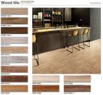 Acid Resistant Ceramic Wood Style Tiles , 200X1000mm Wood Like Porcelain Tiles
