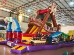Inflatable Business Park Theme Huge Inflatable Dry Slides And Slides