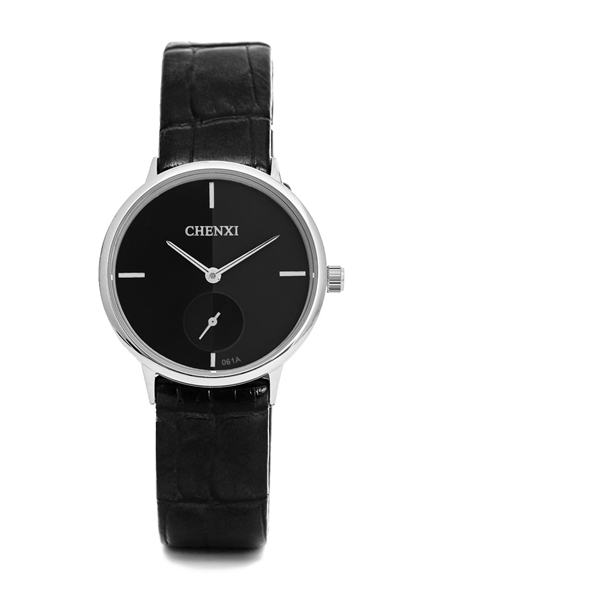 Famous Brand CHENXI Super Simple Classic Sport Watchn Stainless Steel Case Leather Watches