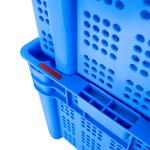Customized Logo Eco-Friendly Vented Plastic Basket for Fresh Food Distribution