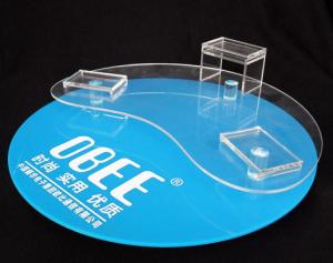 China Customized different design tabletop acrylic display rack wholesale